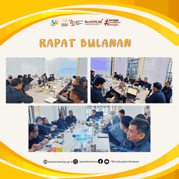 Rapat Rutin Bulanan BPS Kabupaten Bombana