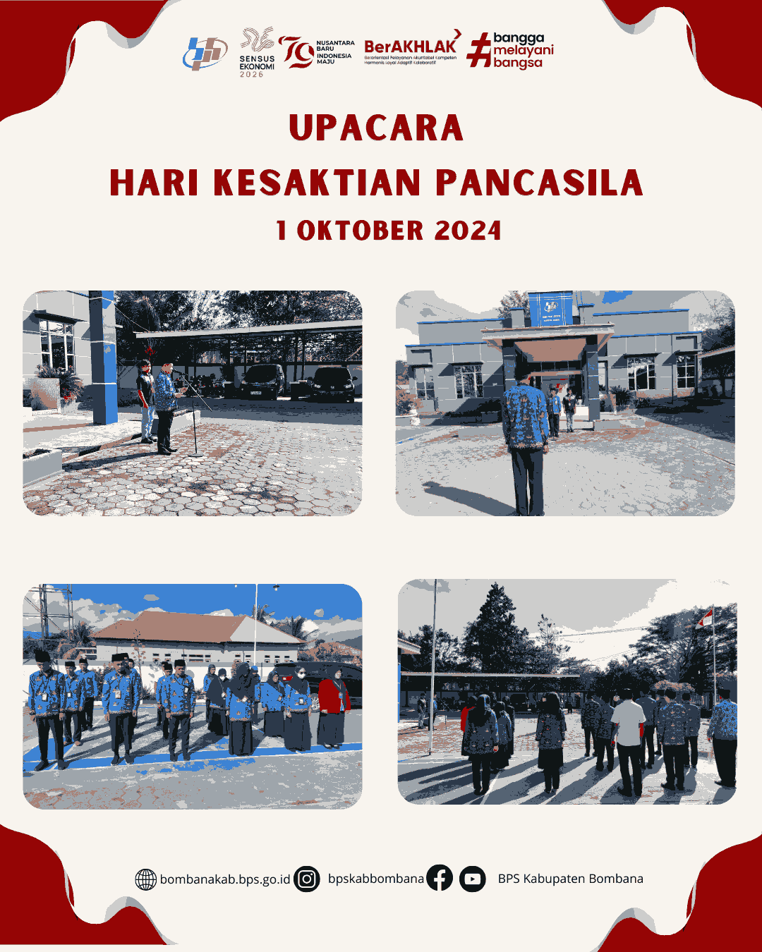 Upacara Hari Kesaktian Pancasila Tahun 2024